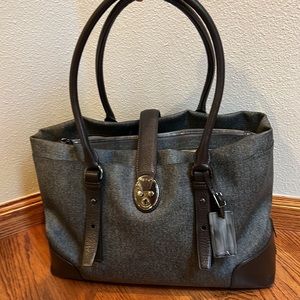 TUMI Secure Business Tote, laptop bag- lock & key